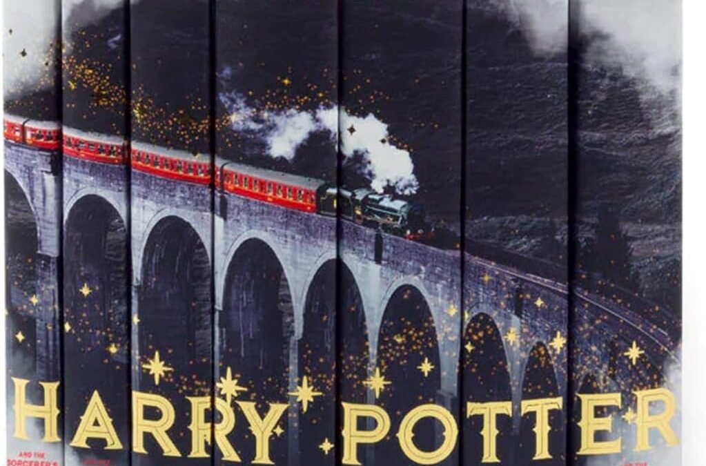 Wholesale OEM ODM Juniper Books Train Design Metallic Foil Book Covers Only | Books NOT Included | Covers Compatible with Scholastic’s 7 Hardcover Books or Box Set Factory & Supplier