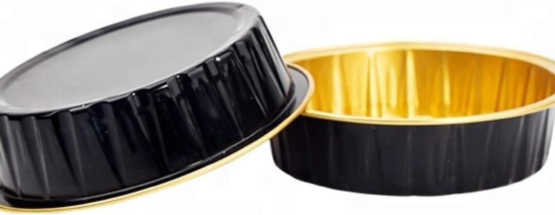 Wholesale OEM ODM KEISEN 3 2/5″ 80ml 3oz 100/PK Disposable Aluminum Foil Cups for Muffin Cupcake Baking Bake Utility Ramekin Cup (blackgold) Factory & Supplier