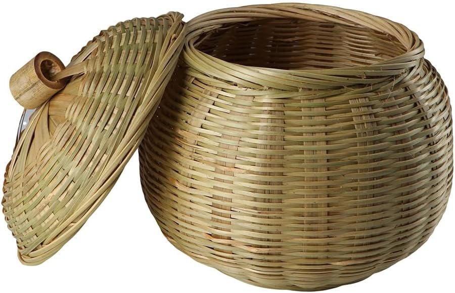 Wholesale OEM ODM Kopida Round Rattan Boxes with Lid Hand-Woven Multi-Purpose Wicker Tray with Durable Rattan Fiber Round Bread Basket Picnic Food Storage Basket Factory & Supplier