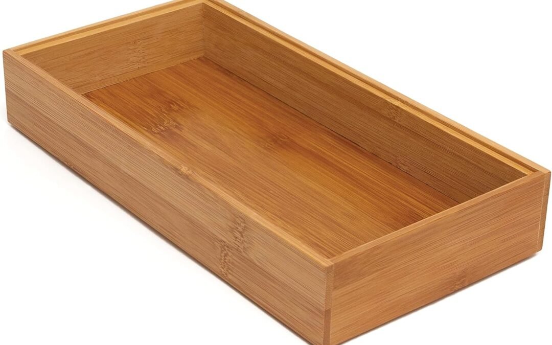 Wholesale OEM ODM Lipper International 8185S Bamboo Wood Stacking Drawer Organizer Box, 6″ x 12″ Factory & Supplier