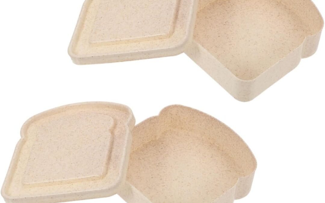 Wholesale OEM ODM MAGICLULU 2Pcs Portable Food Storage Containers for Travel Airtight Snack Box for Lunch and Meal Prep Versatile Bread and Sandwich Organizer for Fridge and Pantry Factory & Supplier