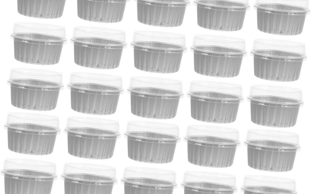 Wholesale OEM ODM Mobestech 25Pcs Foil Dessert Boxes with Lids Pastry Holders for Ice Cream Cakes and Treats for Parties and Events and Design Factory & Supplier