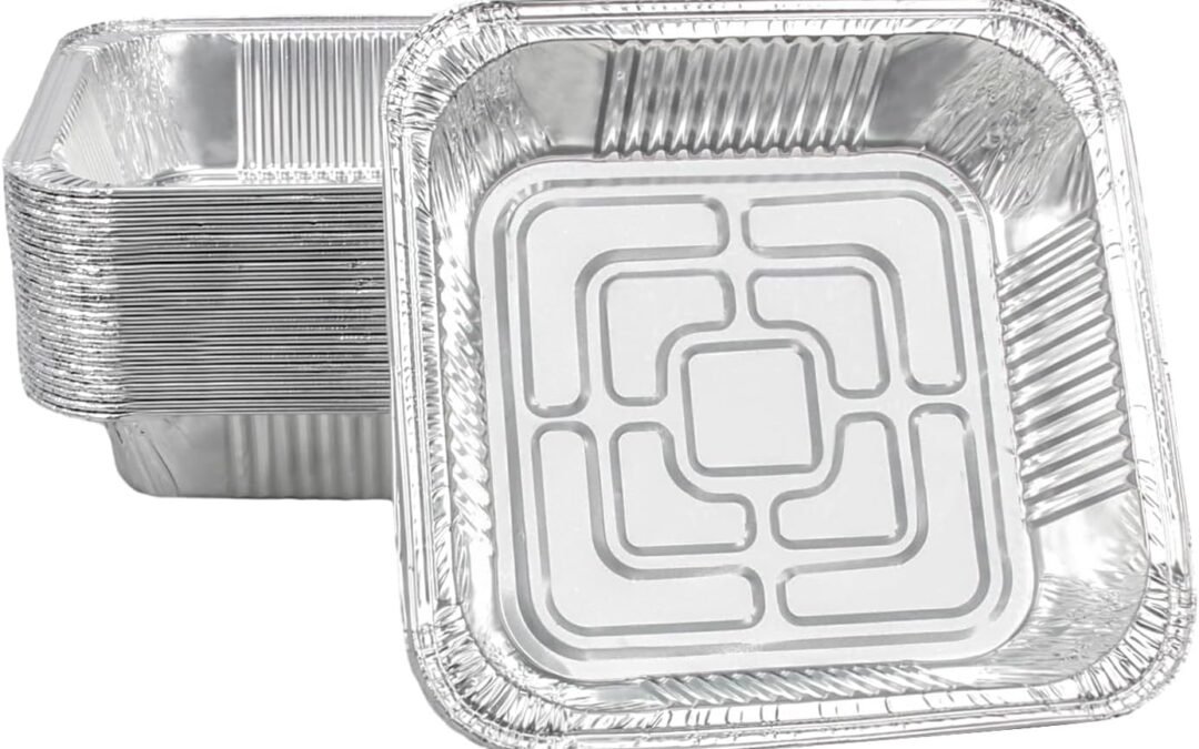 Wholesale OEM ODM Non-Stick Disposable Air Fryer Aluminum Foil Liners Square 50PCS, Oil-Proof Aluminum Foil Tin Box Also for Steamer Basket Instant Pot Oven & Grill (6 * 6 Inch-Square) Factory & Supplier
