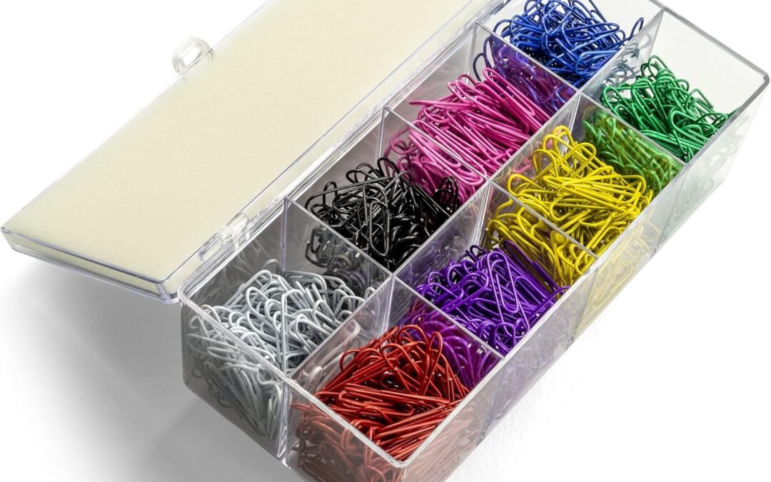 Wholesale OEM ODM Officemate 97228 Plastic Coated Paper Clips, No. 2 Size, Assorted Colors, 800/Pack (OIC97228) Factory & Supplier