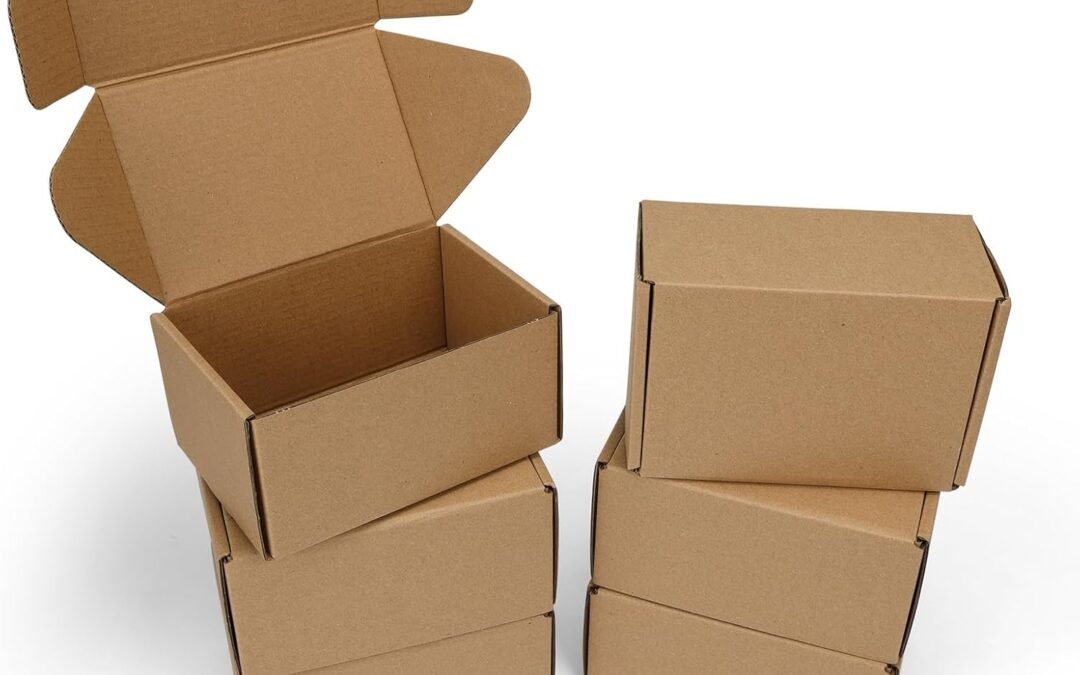Wholesale OEM ODM PHAREGE 6x4x3 inch Shipping Boxes 6 Pack Brown, Tab Lock Tuck Top Mailer Boxes for Packaging Small Business, Small Cardboard Gift Boxes for Wrapping Mailing Present Factory & Supplier