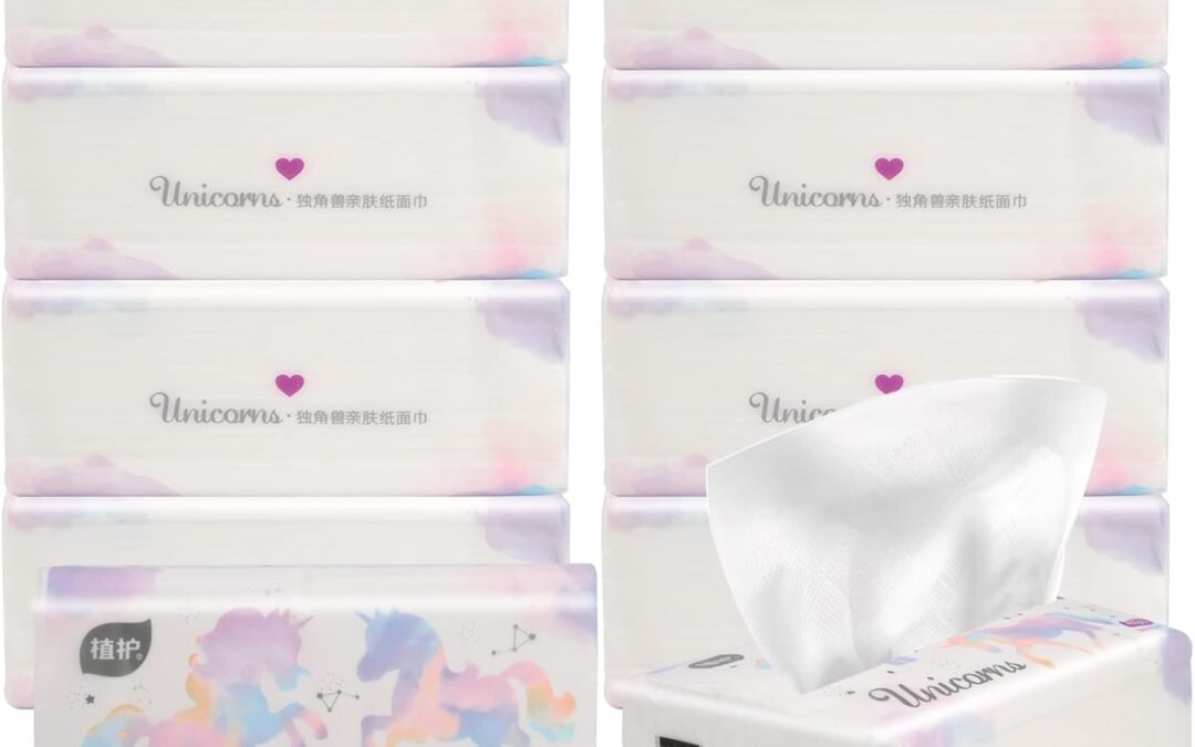 Wholesale OEM ODM Pack of 10, Soft Small Facial Tissue, Toilet Paper, Disposable Napkin, Bag Cover NOT Box, White Facial Paper, Material Native Wood Pulp Fiber NOT COTTON, 4-Ply Factory & Supplier