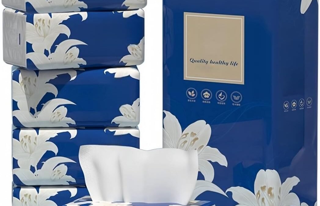 Wholesale OEM ODM Pack of 5,5-Ply, 190MM x 153MM,2400 Sheets Per Pack Native Wood Pulp Fiber Material Soft Facial Napkin Household Napkins Paper Facial Tissue Factory & Supplier