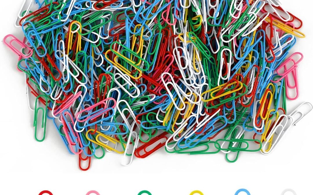 Wholesale OEM ODM Paper Clips,500pcs 33 mm/1.3Inches Medium Size Colored Paper Clip,Vinyl Coated Clips Assorted Colors, Rustproof Metal Clips Office Supplies for Paperwork Ideal for Home Office School Teacher Personal Factory & Supplier