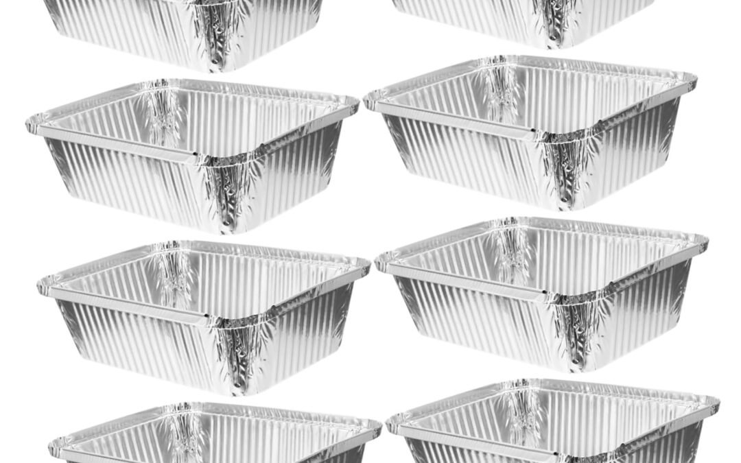 Wholesale OEM ODM Pcs BBQ Aluminum Foil Lunch Box Practical Takeaway Packing Boxes Aluminum Pan Lid Foil Pans Lids Factory & Supplier