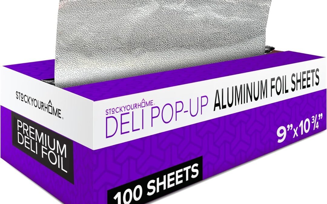 Wholesale OEM ODM Pre-Cut Deli Aluminum Foil Sheets,100 Count – Heavy Duty 9×10′ Pop Up Sheet for Burrito, Hot Dogs & Sandwiches Factory & Supplier
