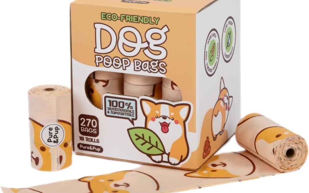 Wholesale OEM ODM Pure & Pup 100% Certified Home Compostable Dog Poop Bags – Plant Based Corn Starch – Cute Poop Bags – 18 Dog Poop Bags Rolls – Extra Strong & Leak Proof – ASTM D6400 & EN 13432 Compliant – 270 Count Factory & Supplier