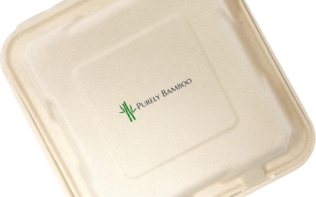 Wholesale OEM ODM Purely 6” To Go Box with Low Environmental Impact | Durable Compostable and Sustainable – 50 Pack Factory & Supplier