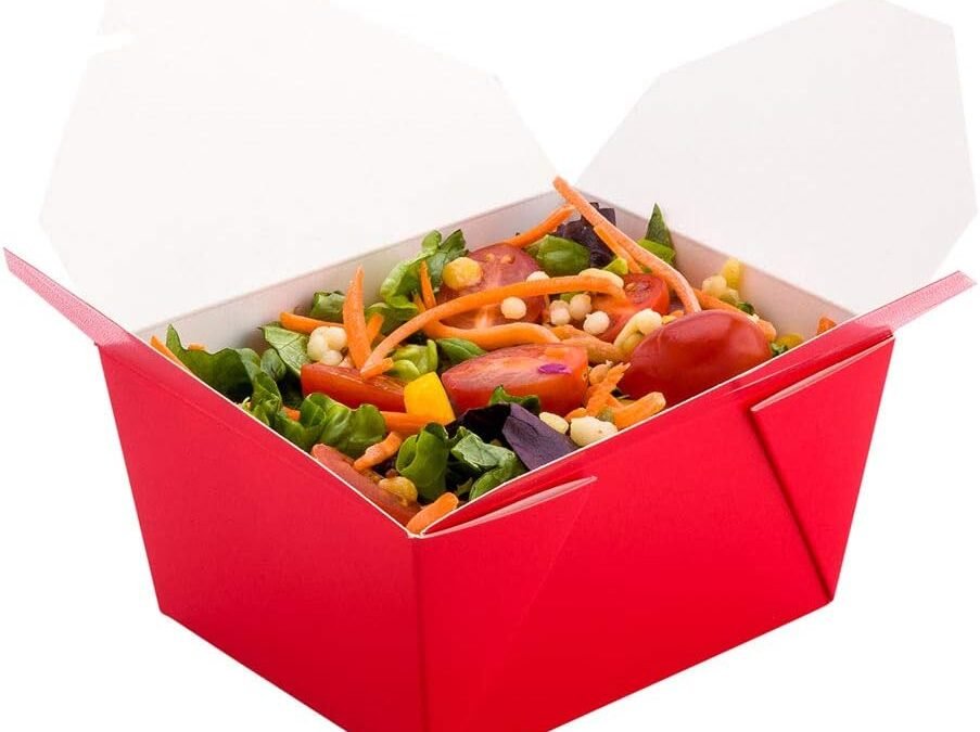 Wholesale OEM ODM Restaurantware Bio Tek 30 Ounce Take Out Boxes 200 To Go Lunch Boxes – Tab-Lock Closure Heat-Tolerant Red Paper Disposable Lunch Boxes Greaseproof For Hot And Cold Foods Factory & Supplier