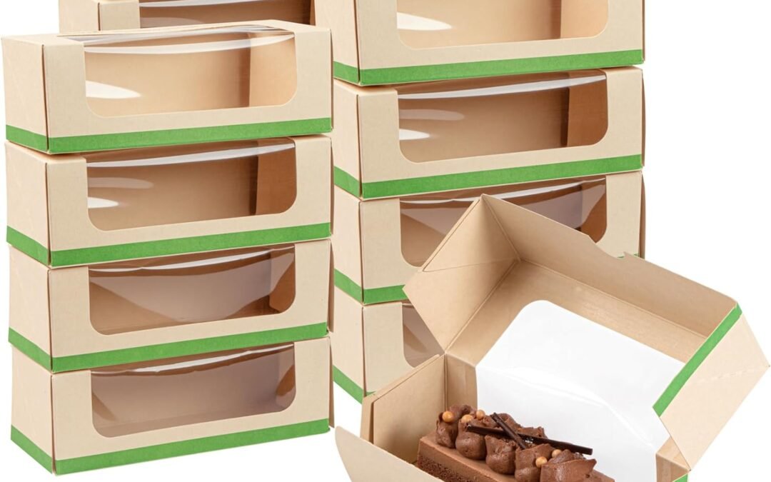 Wholesale OEM ODM Restaurantware-Sustain 13 Ounce Sturdy Paper Take Out Boxes, 50 Disposable Take Out Food Containers – With PLA lining, Clear PLA Window, Bamboo Paper Containers, Compostable, Greaseproof Factory & Supplier
