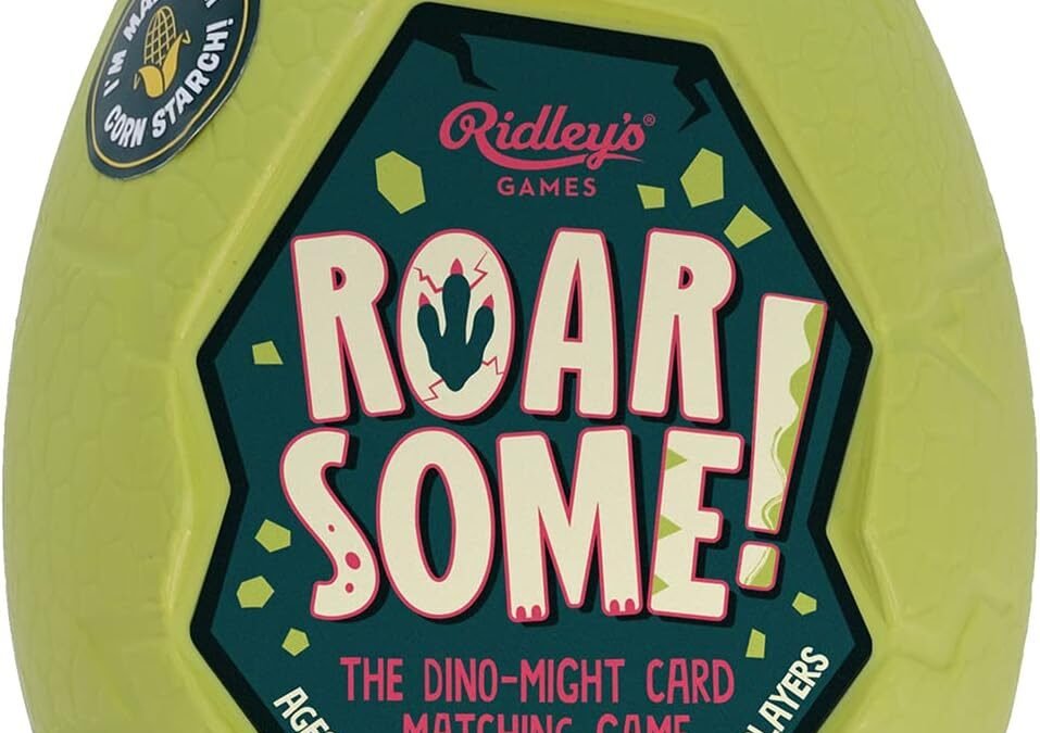 Wholesale OEM ODM Ridley’s Games: Roarsome! – The Dino-Matching Card Game for Dinosaur Lovers – Card Case Made from Corn Starch and is 100% recycleable – Family Game Night Favorite -Ages 6+ | 15-Minutes Factory & Supplier