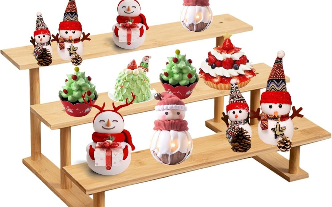 Wholesale OEM ODM Risers Display Stands Wooden Cologne Organizer 3 Tier, Dessert Table Display Set, Makeup Organizer for Vanity, Food Display Stands for Party, Tiered Tray Perfume Stand, Counter Spice Shelf Risers Factory & Supplier