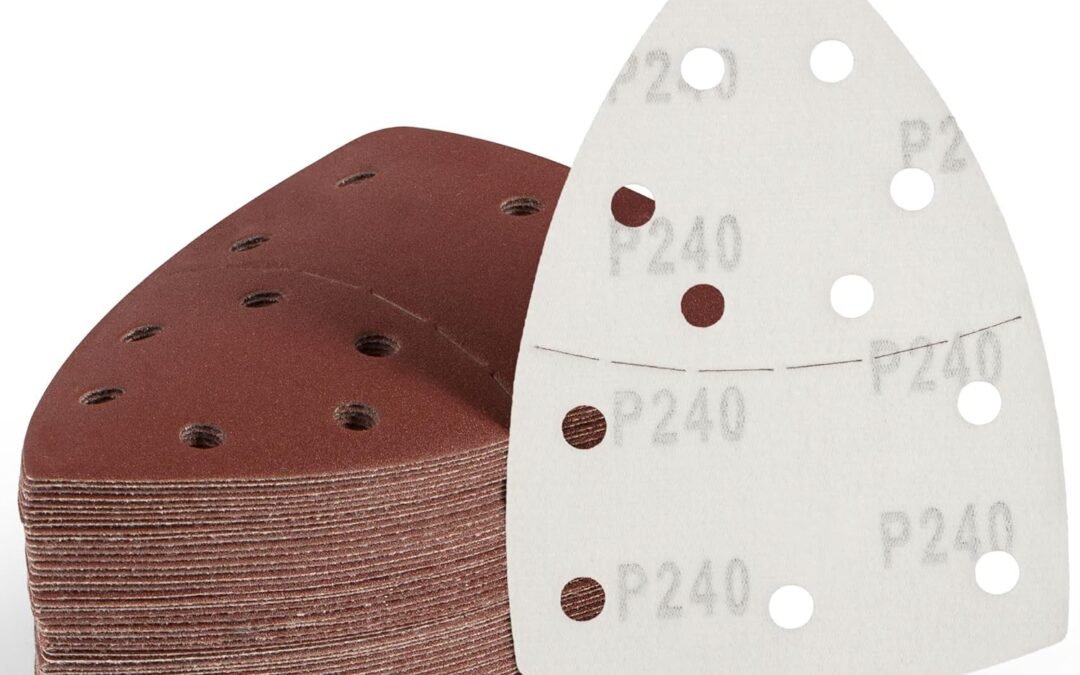 Wholesale OEM ODM S SATC 50 PCS Mouse Sander Sandpaper 11 Holes 240 Grit Detail Sander Sandpaper Palm Sander Paper Hook and Loop Sander Pads Triangular Sanding Sheets Factory & Supplier