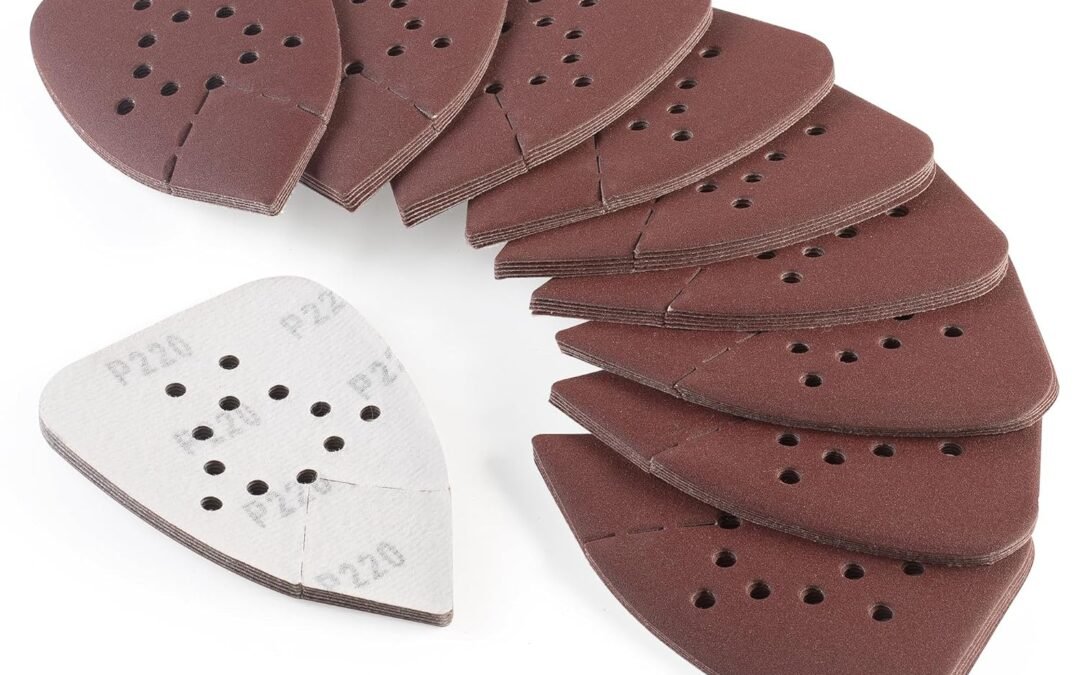Wholesale OEM ODM S SATC Mouse Sander Sandpaper 50PCS Mouse Sanding Pads 12 Holes Hook and Loop Sandpaper 220 Grit Detail Palm Sand Paper Factory & Supplier