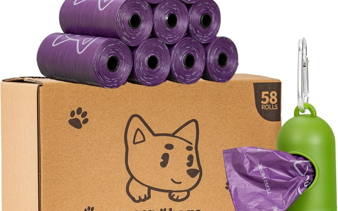 Wholesale OEM ODM Scented Dog Poop Bags With Dispenser, Strong and Leak-proof Waste Bags for Pets, 870 Count (58 Packs of 15), 13 Inch x 9 Inch (Purple) Factory & Supplier