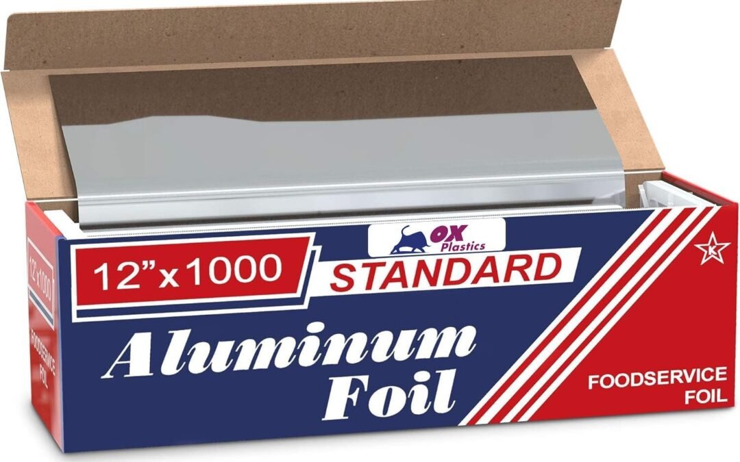 Wholesale OEM ODM Standard Premium Aluminum Foil | 12”x1000 Feet Long | Industrial Size and Strength | Commercial Grade & Length Foil Wrap for Food Service Industry and Home Use| Strong Silver (1 Pack) Factory & Supplier