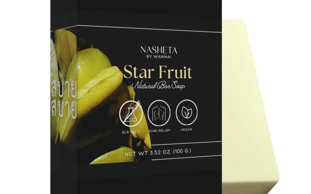 Wholesale OEM ODM Star Fruit Natural Bar Soap NET WT 3.52 oz. (100 g.) Product of Thailand. สบาย สบาย Factory & Supplier
