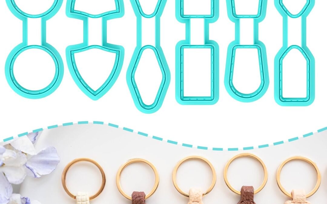 Wholesale OEM ODM TAINSKY Basic Shapes Keychain Polymer Clay Cutter, Polymer Clay Keychain Cutters, Boho Clay Cutters for Polymer Clay Jewelry, 12 Shapes Keychain Cutter, General Polymer Clay Earring Cutters Factory & Supplier