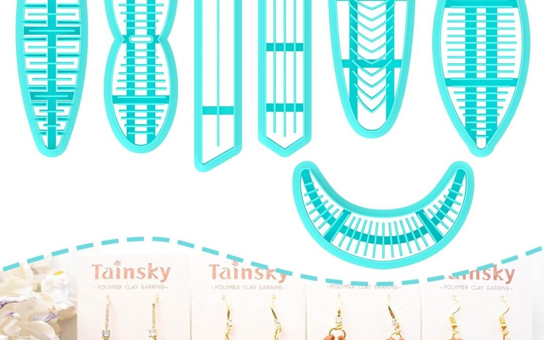 Wholesale OEM ODM TAINSKY Leather Twisted Polymer Clay Cutters, Leather Clay Cutters, Boho Clay Cutters for Polymer Clay Jewelry, 7 Polymer Clay Cutters for Earrings(A) Factory & Supplier