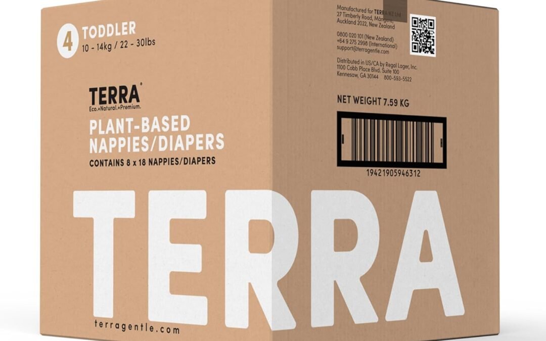 Wholesale OEM ODM Terra Size 4 Plant-Based Diapers: Ultra-Soft & Chemical-Free for Sensitive Skin, Superior Absorbency for Day or Night, 144 Count Factory & Supplier