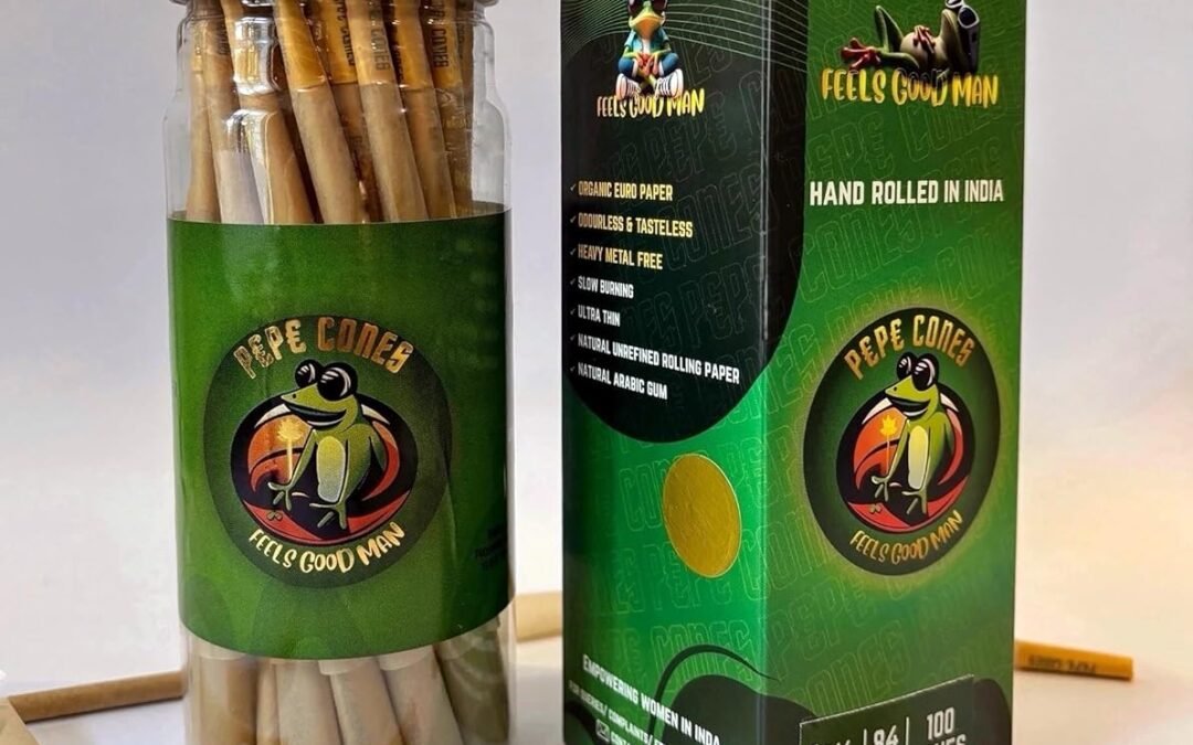 Wholesale OEM ODM Ulta Premium Gold Series | PePe Cones Handmade Natural Pre Rolled Cones – 1 1/4 Size Pre Roll Cones for Slow, Even Burn – Easy-to-use, Ultra Convenient Pre Roll Cones with Tips & Food Grade Paper Packing Tubes Included (1 1/4 Gold, 100) Factory & Supplier