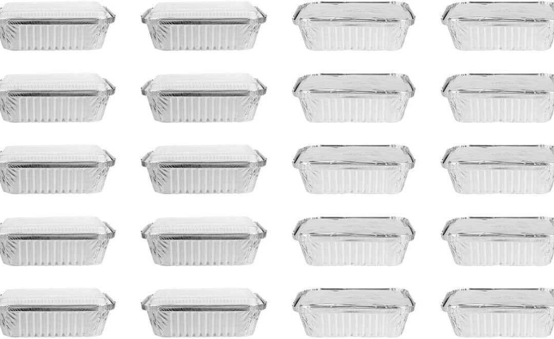 Wholesale OEM ODM VOSAREA 20pcs Disposable Aluminum Foil Box BBQ Case Foil Pans Barbecue Pan Tin Foil Pan Factory & Supplier