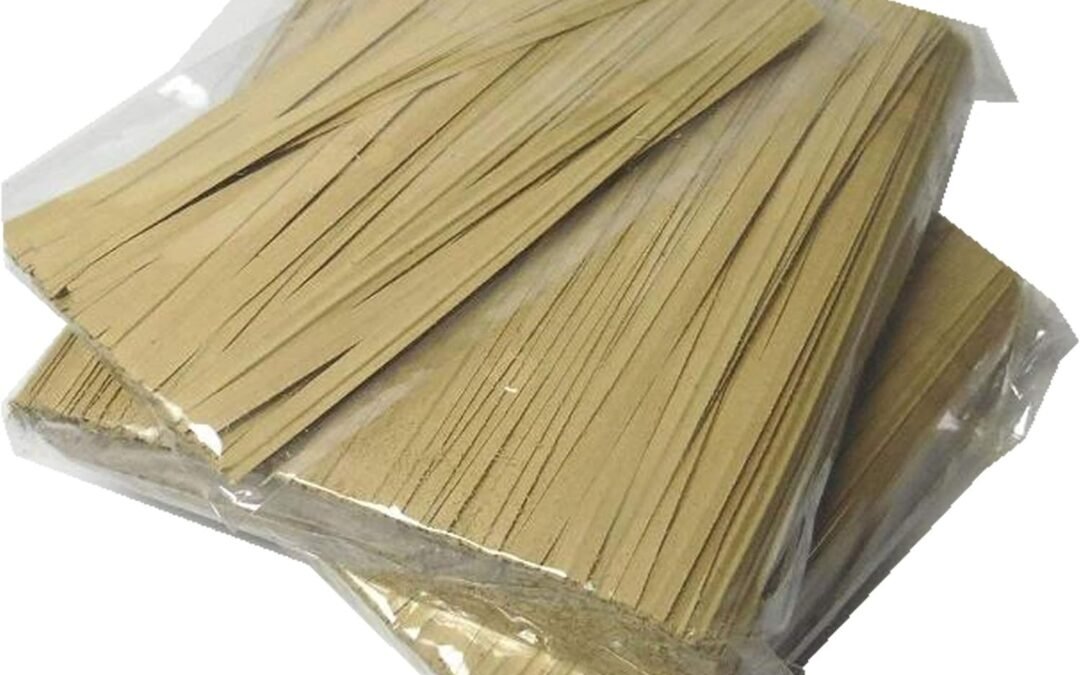Wholesale OEM ODM Weststone Qty 2000pcs 4″(10cm) x 5/32″(4mm) Kraft untearable Paper Twist Ties, Reusable Paper Coated Wired Ties for Bakery, Candy Bags, Coffee Bags and Goodie Bags. Factory & Supplier