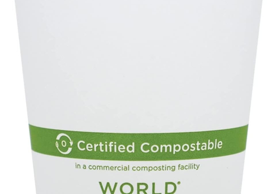 Wholesale OEM ODM World Centric 10oz Hot Cups Made from FSC Paper with Bio-Lining, 10-Ounce(1000 count), White Factory & Supplier