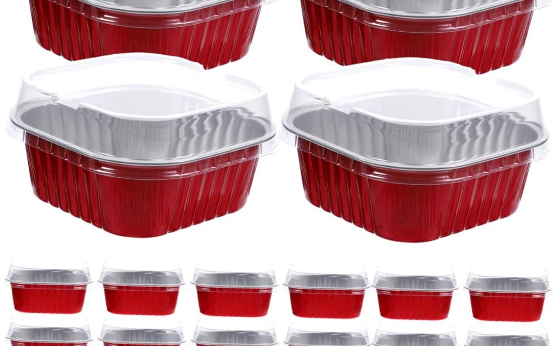 Wholesale OEM ODM Zerodeko 40 Sets Aluminum Foil Baking Cups Compact Food Containers for Desserts Cake and Bbq for Home and Outdoor Use Factory & Supplier