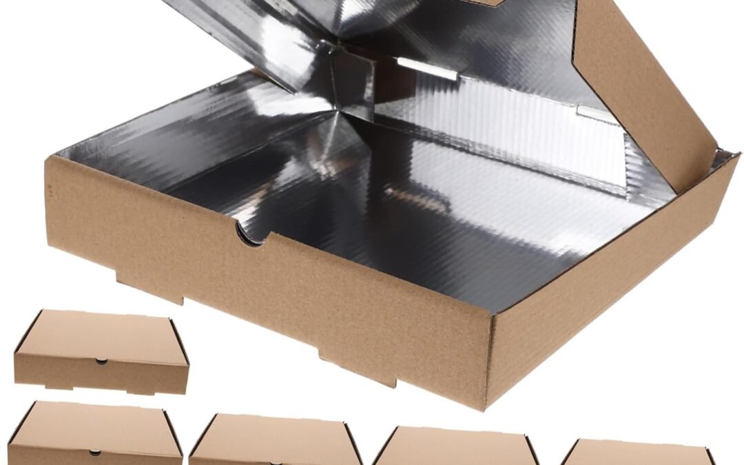 Wholesale OEM ODM Zerodeko Aluminum Foil Pizza Takeout Box Set 7 Inch Square Cookie Pizza Storage Heat Retention Box for Holiday Factory & Supplier