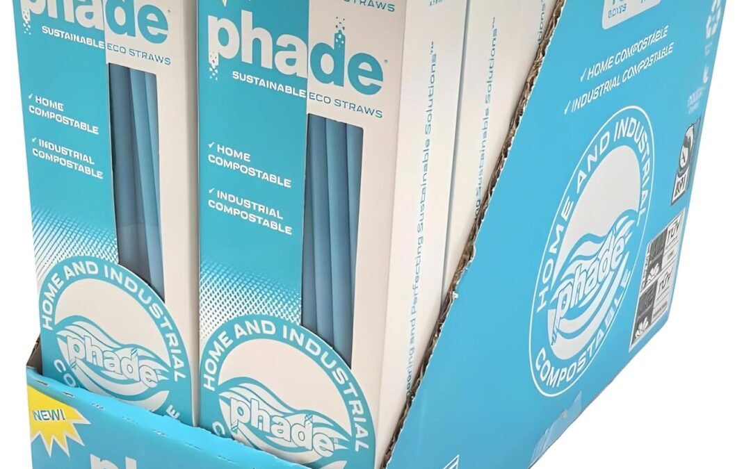 Wholesale OEM ODM phade Eco-Friendly Sustainable Marine Biodegradable, Compostable 7.75″ Jumbo Straws, Un-wrapped, PDQ 16 Box Count – 800 Count Factory & Supplier