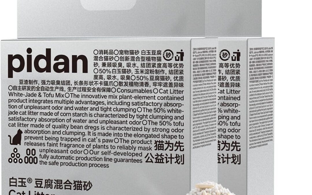 Wholesale OEM ODM pidan Cornstarch Cat Litter with Tofu Litter,Clumping,No Dust,Natural Litter Ultra Absorbent and Fast Drying,Non-Stick 5.3lb/Bag (4 Bags) Factory & Supplier